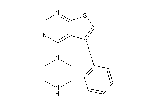 5-phenyl-4-piperazino-thieno[2,3-d]pyrimidine