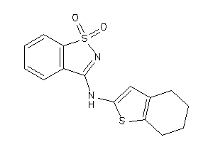 (1,1-diketo-1,2-benzothiazol-3-yl)-(4,5,6,7-tetrahydrobenzothiophen-2-yl)amine