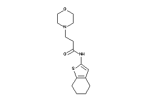 3-morpholino-N-(4,5,6,7-tetrahydrobenzothiophen-2-yl)propionamide