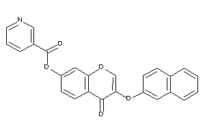 Nicotin [4-keto-3-(2-naphthoxy)chromen-7-yl] Ester