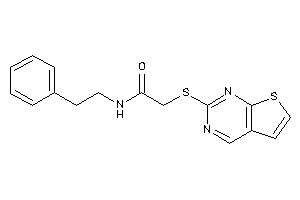 N-phenethyl-2-(thieno[2,3-d]pyrimidin-2-ylthio)acetamide