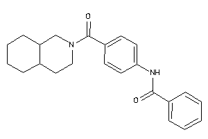 N-[4-(3,4,4a,5,6,7,8,8a-octahydro-1H-isoquinoline-2-carbonyl)phenyl]benzamide