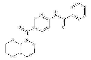 N-[5-(3,4,4a,5,6,7,8,8a-octahydro-2H-quinoline-1-carbonyl)-2-pyridyl]benzamide