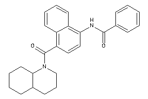 N-[4-(3,4,4a,5,6,7,8,8a-octahydro-2H-quinoline-1-carbonyl)-1-naphthyl]benzamide