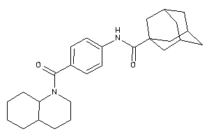 N-[4-(3,4,4a,5,6,7,8,8a-octahydro-2H-quinoline-1-carbonyl)phenyl]adamantane-1-carboxamide