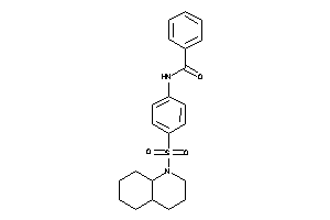 N-[4-(3,4,4a,5,6,7,8,8a-octahydro-2H-quinolin-1-ylsulfonyl)phenyl]benzamide