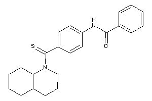 N-[4-(3,4,4a,5,6,7,8,8a-octahydro-2H-quinoline-1-carbothioyl)phenyl]benzamide