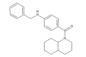 3,4,4a,5,6,7,8,8a-octahydro-2H-quinolin-1-yl-[4-(benzylamino)phenyl]methanone