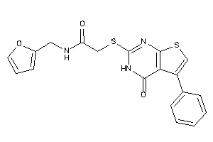 N-(2-furfuryl)-2-[(4-keto-5-phenyl-3H-thieno[2,3-d]pyrimidin-2-yl)thio]acetamide