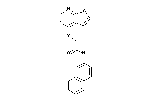 N-(2-naphthyl)-2-(thieno[2,3-d]pyrimidin-4-ylthio)acetamide