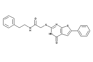 Image of 2-[(4-keto-6-phenyl-3H-thieno[2,3-d]pyrimidin-2-yl)thio]-N-phenethyl-acetamide