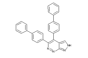 4,5-bis(4-phenylphenyl)-2H-pyrazolo[3,4-c]pyridazine