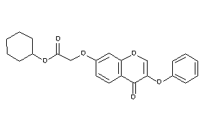 2-(4-keto-3-phenoxy-chromen-7-yl)oxyacetic Acid Cyclohexyl Ester