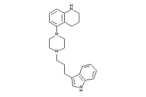 5-[4-[3-(1H-indol-3-yl)propyl]piperazino]-1,2,3,4-tetrahydroquinoline