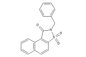 2-benzyl-3,3-diketo-naphtho[1,2-d]isothiazol-1-one