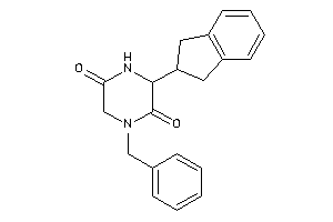 1-benzyl-3-indan-2-yl-piperazine-2,5-quinone