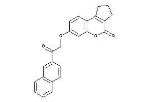 Image of 7-[2-keto-2-(2-naphthyl)ethoxy]-2,3-dihydro-1H-cyclopenta[c]chromen-4-one