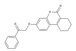 Image of 3-phenacyloxy-7,8,9,10-tetrahydrobenzo[c]isochromen-6-one