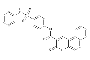 3-keto-N-[4-(pyrazin-2-ylsulfamoyl)phenyl]benzo[f]chromene-2-carboxamide