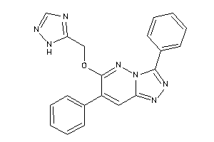 3,7-diphenyl-6-(1H-1,2,4-triazol-5-ylmethoxy)-[1,2,4]triazolo[3,4-f]pyridazine