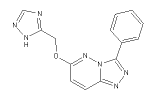 3-phenyl-6-(1H-1,2,4-triazol-5-ylmethoxy)-[1,2,4]triazolo[3,4-f]pyridazine
