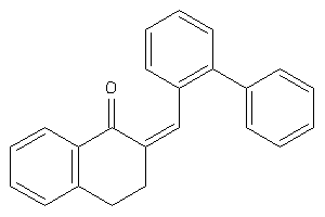 Image of 2-(2-phenylbenzylidene)tetralin-1-one