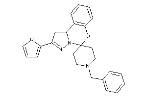 1'-benzyl-2-(2-furyl)spiro[1,10b-dihydropyrazolo[1,5-c][1,3]benzoxazine-5,4'-piperidine]
