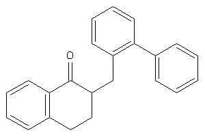Image of 2-(2-phenylbenzyl)tetralin-1-one