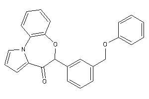 Image of 6-[3-(phenoxymethyl)phenyl]pyrrolo[2,1-d][1,5]benzoxazepin-7-one