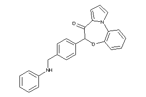 6-[4-(anilinomethyl)phenyl]pyrrolo[2,1-d][1,5]benzoxazepin-7-one