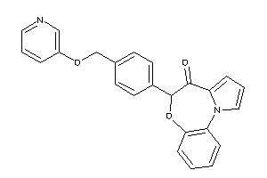 Image of 6-[4-(3-pyridyloxymethyl)phenyl]pyrrolo[2,1-d][1,5]benzoxazepin-7-one