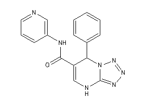 Image of 7-phenyl-N-(3-pyridyl)-4,7-dihydrotetrazolo[1,5-a]pyrimidine-6-carboxamide