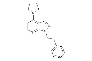 1-phenethyl-4-pyrrolidino-pyrazolo[3,4-b]pyridine