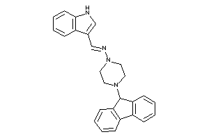 [4-(9H-fluoren-9-yl)piperazino]-(1H-indol-3-ylmethylene)amine