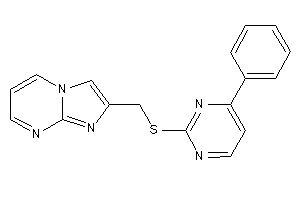 2-[[(4-phenylpyrimidin-2-yl)thio]methyl]imidazo[1,2-a]pyrimidine