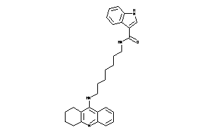 N-[7-(1,2,3,4-tetrahydroacridin-9-ylamino)heptyl]-1H-indole-3-carboxamide