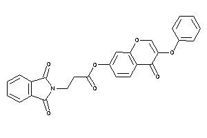 3-phthalimidopropionic Acid (4-keto-3-phenoxy-chromen-7-yl) Ester