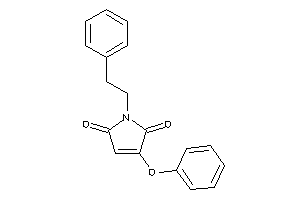 1-phenethyl-3-phenoxy-3-pyrroline-2,5-quinone