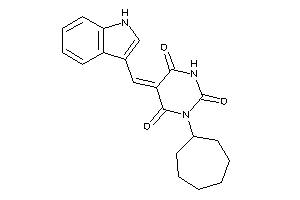 Image of 1-cycloheptyl-5-(1H-indol-3-ylmethylene)barbituric Acid