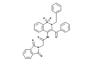 N-(3-benzoyl-2-benzyl-1,1-diketo-benzo[e]thiazin-4-yl)-2-phthalimido-acetamide