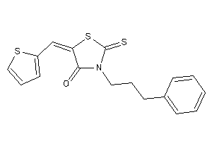 3-(3-phenylpropyl)-5-(2-thenylidene)-2-thioxo-thiazolidin-4-one