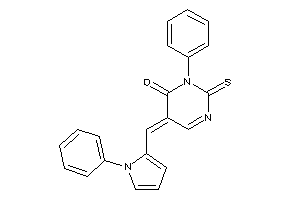 3-phenyl-5-[(1-phenylpyrrol-2-yl)methylene]-2-thioxo-pyrimidin-4-one