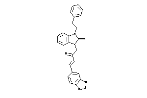 3-[4-(1,3-benzodioxol-5-yl)-2-keto-but-3-enyl]-1-phenethyl-oxindole