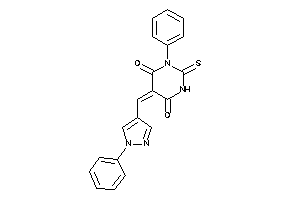 1-phenyl-5-[(1-phenylpyrazol-4-yl)methylene]-2-thioxo-hexahydropyrimidine-4,6-quinone
