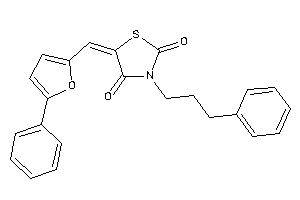 5-[(5-phenyl-2-furyl)methylene]-3-(3-phenylpropyl)thiazolidine-2,4-quinone