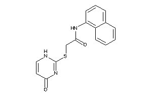 2-[(4-keto-1H-pyrimidin-2-yl)thio]-N-(1-naphthyl)acetamide