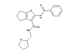 2-benzamido-N-(tetrahydrofurfuryl)-5,6-dihydro-4H-cyclopenta[b]thiophene-3-carboxamide