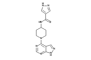 N-[1-(1H-pyrazolo[3,4-d]pyrimidin-4-yl)-4-piperidyl]-1H-pyrazole-4-carboxamide