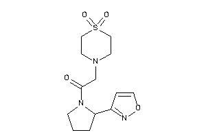 2-(1,1-diketo-1,4-thiazinan-4-yl)-1-(2-isoxazol-3-ylpyrrolidino)ethanone