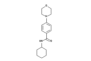 Image of N-cyclohexyl-4-morpholino-benzamide